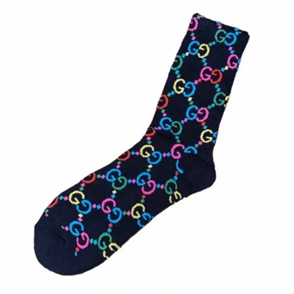 Imran Potato Drippy Socks Black